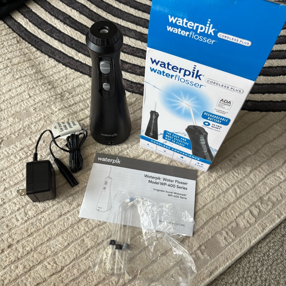 Waterpik Cordless Plus Water Flosser in Black